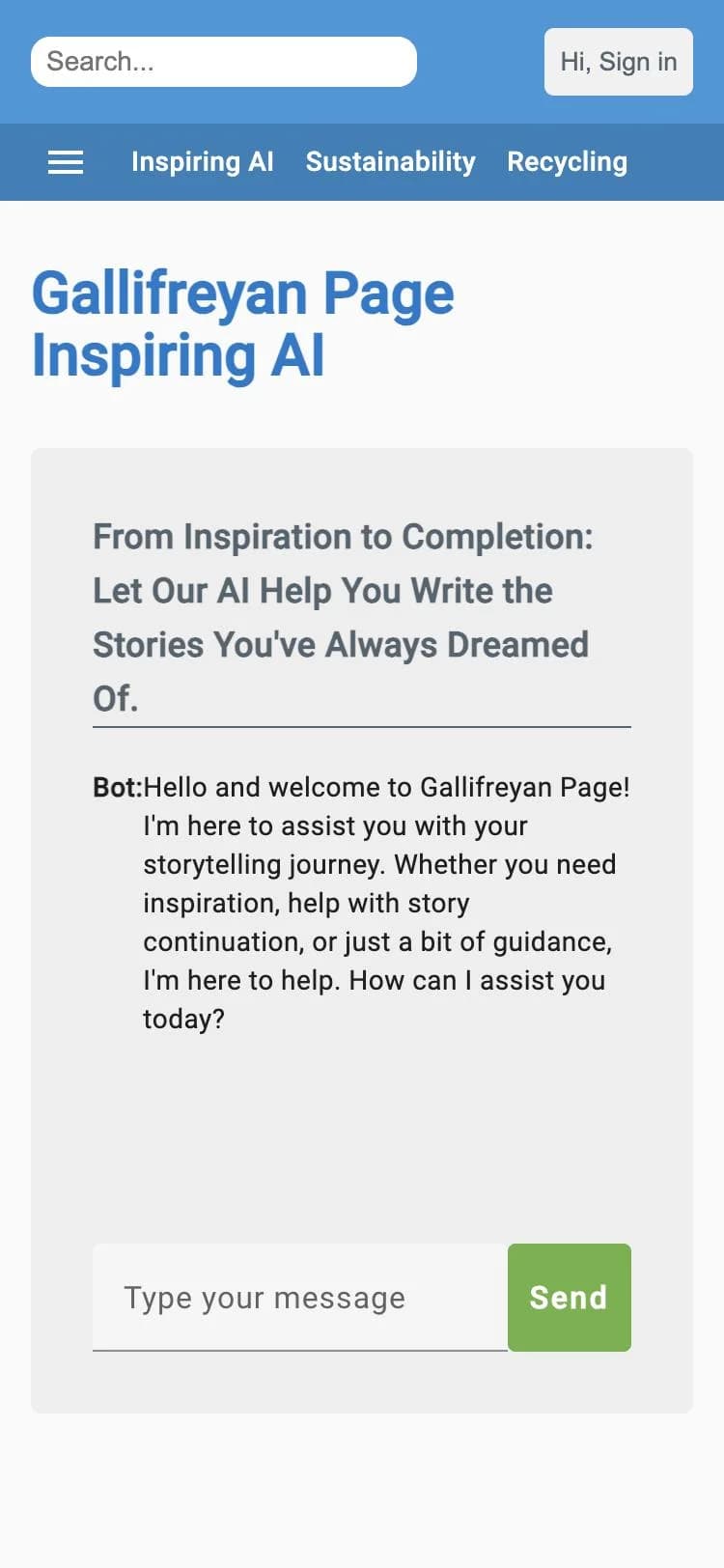 Gallifreyan Page