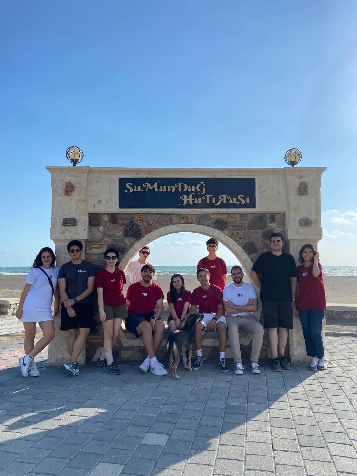 The YGA volunteer team in Samandağ